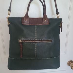 Dooney & Bourke Leather Covertible Shopper